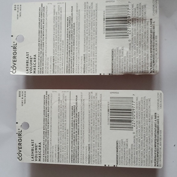 Covergirl Lash Blast Volume Mascara #800 VERY BLACK 2 Pack - Picture 2 of 4